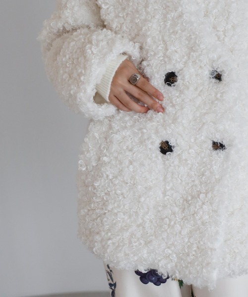 セール】sheep like fur jacket / シープライクファージャケット