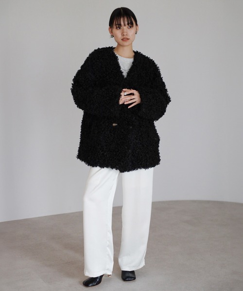 セール】sheep like fur jacket / シープライクファージャケット