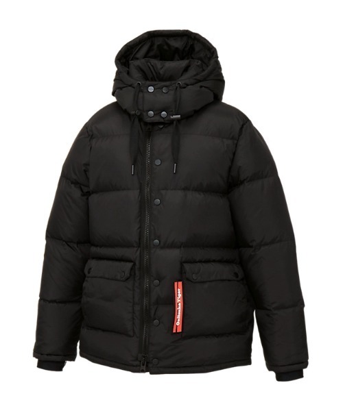 Onitsuka Tiger レディース ダウンコート L 黒 DOWN JACKET/ ダウンジャケット（ダウンジャケット/コート）｜Onitsuka