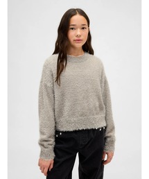 GAP（ギャップ）の「メタリック アイラッシュ クルーネックセーター (キッズ)（ニット/セーター）」