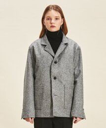 TRIP LE SENS（トリップ ル センス）の「Thinsulate Wool Check Blazer GREY（テーラードジャケット）」