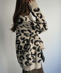 CREARE -LINO- | レオパードルーズカーディガン 【ユニセックス商品】(カーディガン/ボレロ)