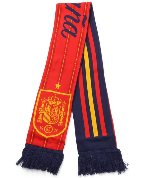adidas（アディダス）の「adidas スペイン代表 SCARF / アディダス スペイン代表 スカーフ（マフラー・メンズ・レッド・ONE SIZE）」の2枚目の写真