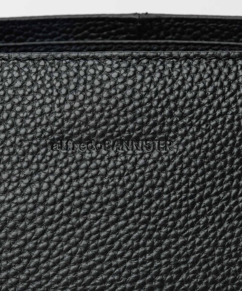 alfredoBANNISTER(アルフレッドバニスター)の「【A4対応】シボレザー トートバッグ(トートバッグ・メンズ・ブラック・フリー)」の8枚目の写真