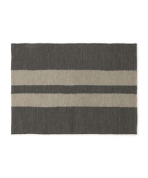 JAMES PERSE（ジェームスパース）の「ダブルストライプ 玄関マット HRU9053（ラグ/マット）」