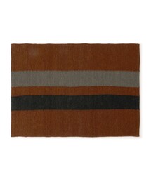 JAMES PERSE（ジェームスパース）の「ダブルストライプ 玄関マット HRU9053（ラグ/マット）」