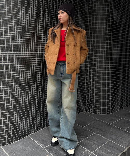 Oriens JOURNAL STANDARD(オリエンス ジャーナルスタンダード)の「ベルトデザインデニムパンツ(デニムパンツ・レディース・ブルー・36/38)」の22枚目の写真