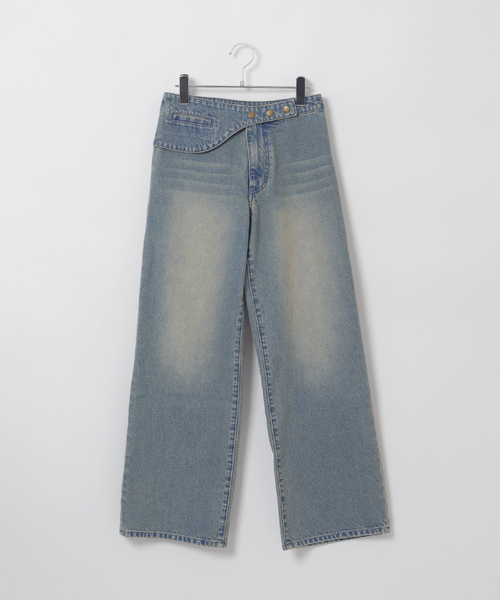 Oriens JOURNAL STANDARD(オリエンス ジャーナルスタンダード)の「ベルトデザインデニムパンツ(デニムパンツ・レディース・ブルー・36/38)」の6枚目の写真