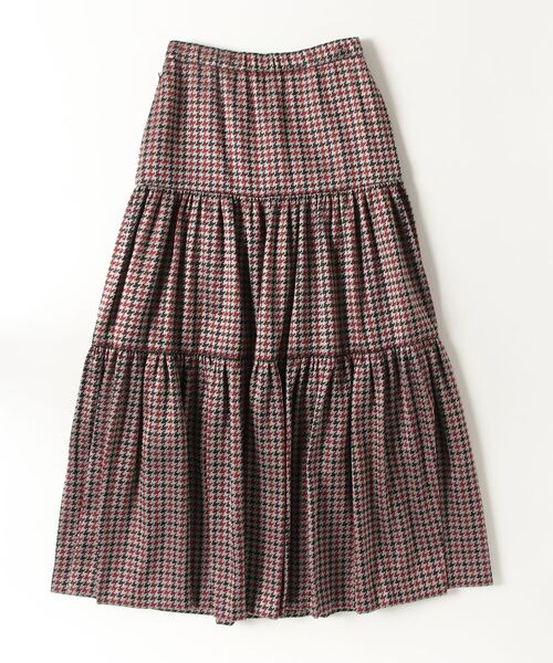 Sov.（ソブ）の「千鳥柄 ティアードスカート（スカート・レディース・チェック・36/38）」の2枚目の写真