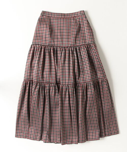 Sov.（ソブ）の「千鳥柄 ティアードスカート（スカート・レディース・チェック・36/38）」の15枚目の写真