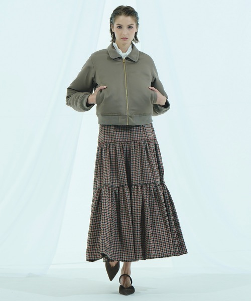 Sov.（ソブ）の「千鳥柄 ティアードスカート（スカート・レディース・チェック・36/38）」の14枚目の写真