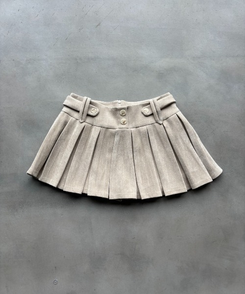 SHAGGIE(シャギー)の「ミニコーデュロイプリーツスカート(スカート・レディース・ホワイト/ブラウン・SMALL/MEDIUM)」の20枚目の写真