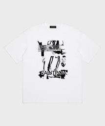 SPラジオグラフ 半袖Tシャツ ホワイト
