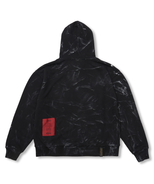STIGMA(スティグマ)の「Dirty Washed Oversized Hoodie Black(パーカー・メンズ・その他・MEDIUM/LARGE)」の2枚目の写真