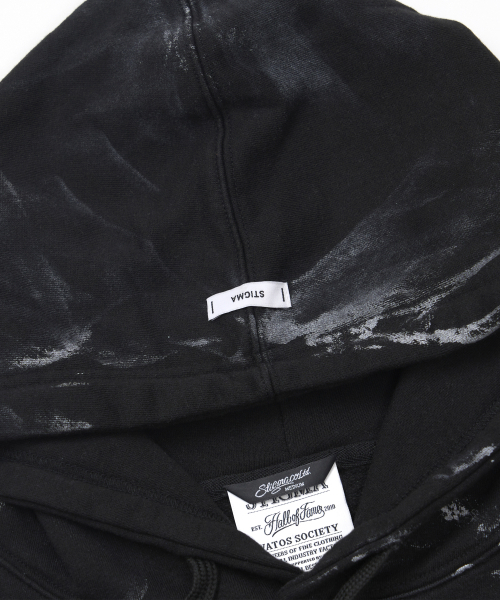 STIGMA(スティグマ)の「Dirty Washed Oversized Hoodie Black(パーカー・メンズ・その他・MEDIUM/LARGE)」の3枚目の写真