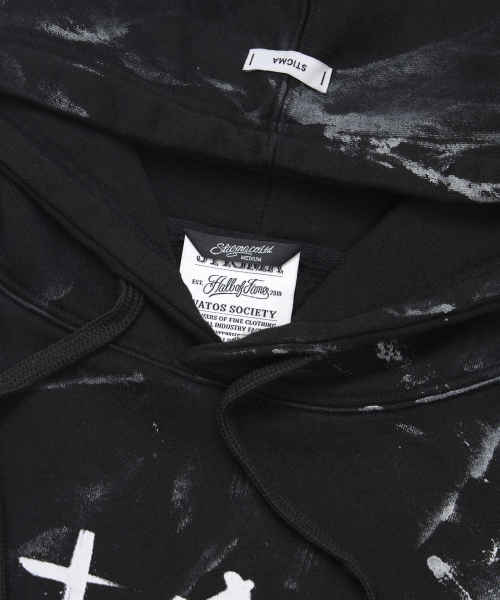 STIGMA(スティグマ)の「Dirty Washed Oversized Hoodie Black(パーカー・メンズ・その他・MEDIUM/LARGE)」の4枚目の写真