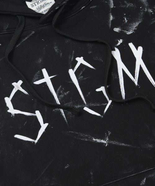 STIGMA(スティグマ)の「Dirty Washed Oversized Hoodie Black(パーカー・メンズ・その他・MEDIUM/LARGE)」の5枚目の写真