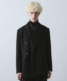 HARE | 【SET UP対応】グランスムースダブルミドルジャケット(HARE)(テーラードジャケット)