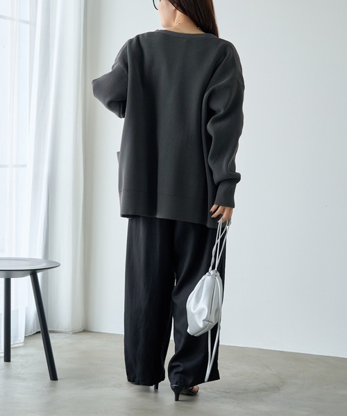 PUAL CE CIN(ピュアルセシン)の「【WEB限定】スポンディッシュカーディガン(カーディガン/ボレロ・レディース・ネイビー/オフホワイト/グレー・FREE)」の21枚目の写真