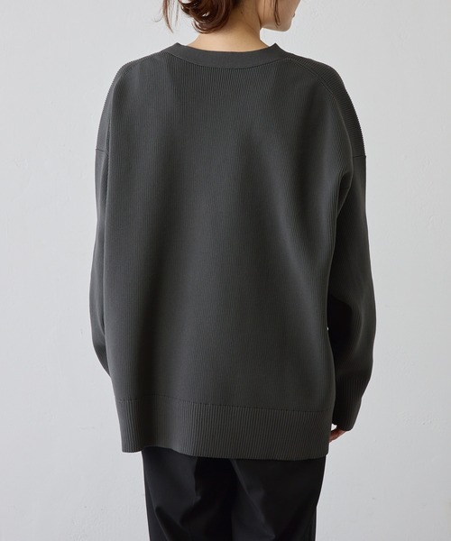 PUAL CE CIN(ピュアルセシン)の「【WEB限定】スポンディッシュカーディガン(カーディガン/ボレロ・レディース・ネイビー/オフホワイト/グレー・FREE)」の8枚目の写真