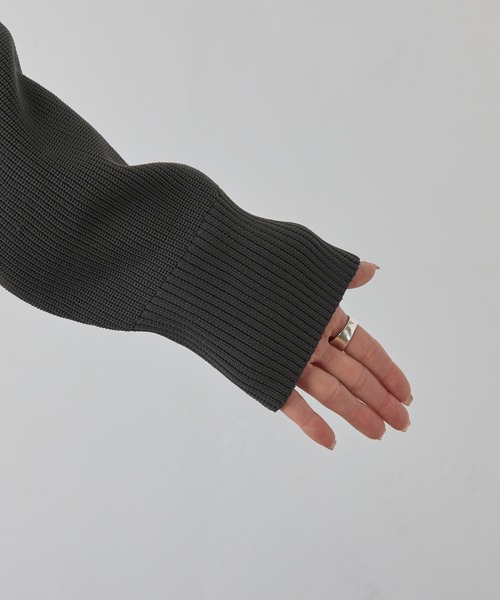 PUAL CE CIN(ピュアルセシン)の「【WEB限定】スポンディッシュカーディガン(カーディガン/ボレロ・レディース・ネイビー/オフホワイト/グレー・FREE)」の10枚目の写真