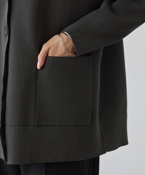 PUAL CE CIN(ピュアルセシン)の「【WEB限定】スポンディッシュカーディガン(カーディガン/ボレロ・レディース・ネイビー/オフホワイト/グレー・FREE)」の11枚目の写真