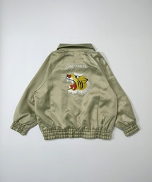 MAKE YOUR DAY（メイクユアデイ）の「JAPANトラ柄刺繍スカジャン■150.160cm（スカジャン）」