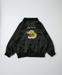 MAKE YOUR DAY（メイクユアデイ）の「JAPANトラ柄刺繍スカジャン■150.160cm（スカジャン）」