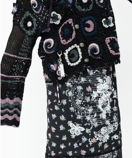 rurumu:（ルルムウ）の「rurumu:/ルルムウ/collage granny cardigan（カーディガン/ボレロ・レディース・グレー/ブラック/ベージュ・F）」の21枚目の写真