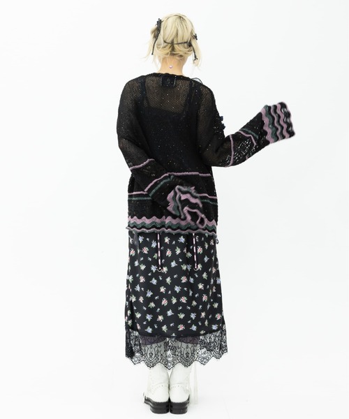 rurumu:（ルルムウ）の「rurumu:/ルルムウ/collage granny cardigan（カーディガン/ボレロ・レディース・グレー/ブラック/ベージュ・F）」の22枚目の写真