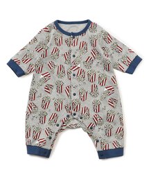 Ampersand | 【リンク】ポップコーン柄カバーオール(ロンパース)