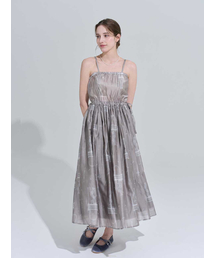 FREEANG（フリアン）の「Pintuck long dress - grey（ワンピース）」
