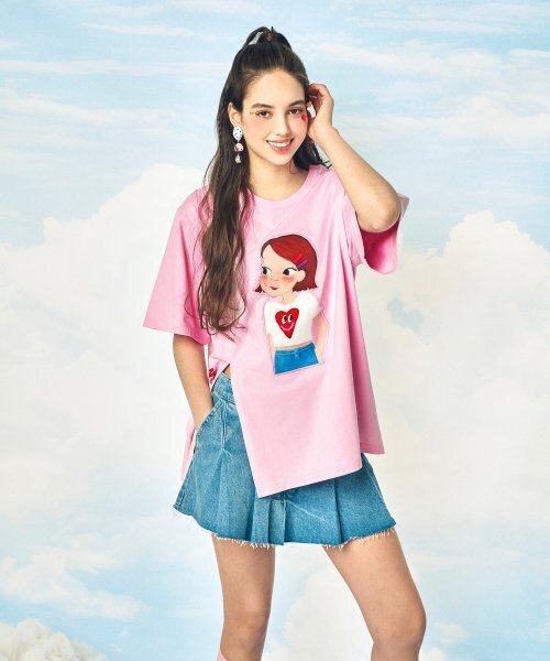 YOUK SHIM WON(ユクシムウォン)の「サイドスリットTシャツ F リア(Tシャツ/カットソー・レディース・その他・FREE)」の5枚目の写真