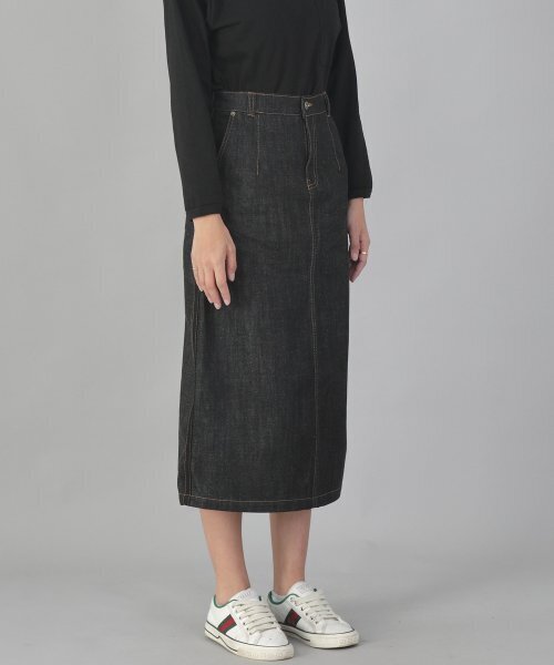 SAINTCREW(セントクルー)の「Pラインデニムロングスカート LLS-1309 ブラックデニム(スカート・レディース・その他・MEDIUM/LARGE/X-LARGE)」の8枚目の写真