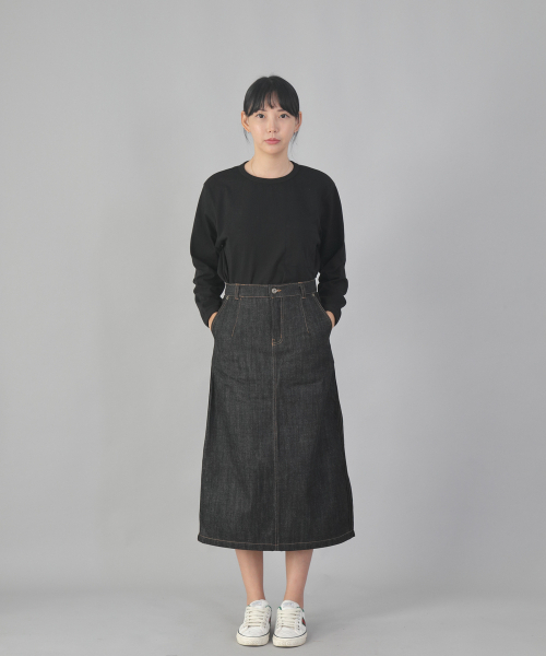SAINTCREW(セントクルー)の「Pラインデニムロングスカート LLS-1309 ブラックデニム(スカート・レディース・その他・MEDIUM/LARGE/X-LARGE)」の12枚目の写真