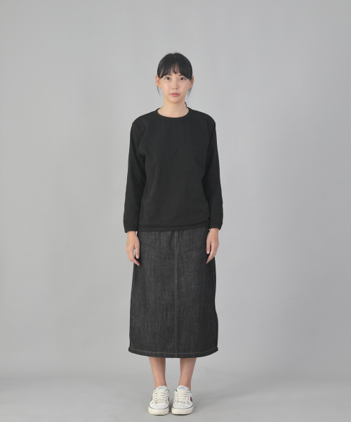 SAINTCREW(セントクルー)の「Pラインデニムロングスカート LLS-1309 ブラックデニム(スカート・レディース・その他・MEDIUM/LARGE/X-LARGE)」の6枚目の写真
