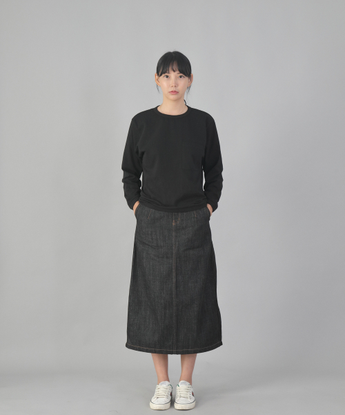 SAINTCREW(セントクルー)の「Pラインデニムロングスカート LLS-1309 ブラックデニム(スカート・レディース・その他・MEDIUM/LARGE/X-LARGE)」の7枚目の写真