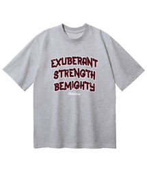 ヴィンテージタイポオーバーフィット半袖Tシャツ[メラングレー]