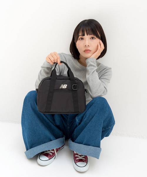 NEW BALANCE(ニューバランス)の「2WAY ミニボストン ショルダー NewBalance(ショルダーバッグ・レディース・ブラック/グレー・FREE)」の3枚目の写真