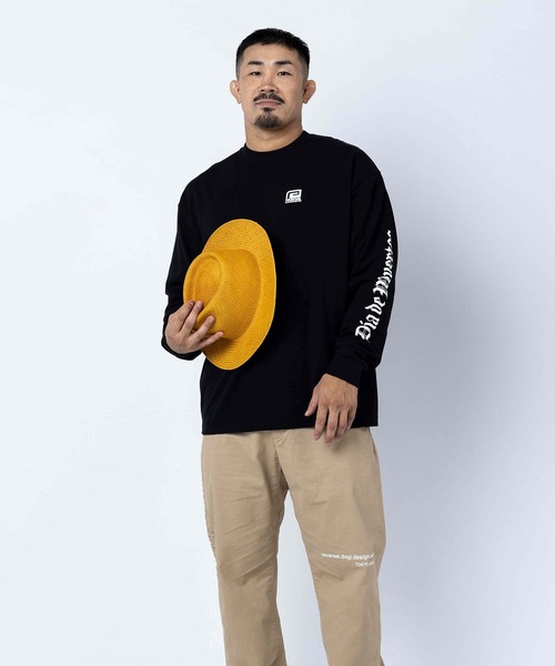 reversal.dogi.design.works(リバーサル・ドーギ・デザイン・ワークス)の「<reversal/リバーサル>SANTA MUERTE OVER SIZE LONG SLEEVE(Tシャツ/カットソー・メンズ・グレー/ブラック/ホワイト・X-LARGE/LARGE/MEDIUM)」の11枚目の写真