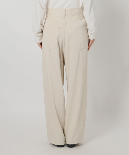 FRAMeWORK（フレームワーク）の「カルゼラップパンツ（スラックス・レディース・ベージュ/アイボリー・38/36）」の3枚目の写真
