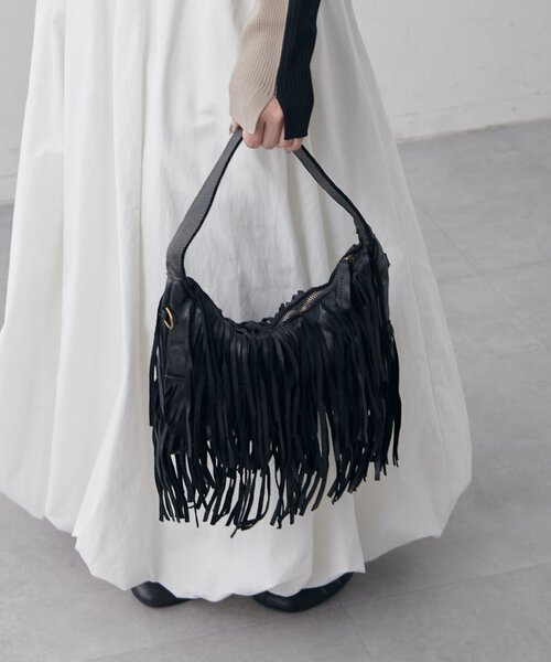 Lui's(ルイス)の「neron / フリンジバッグ(トートバッグ・レディース・ブラック・FREE)」の12枚目の写真