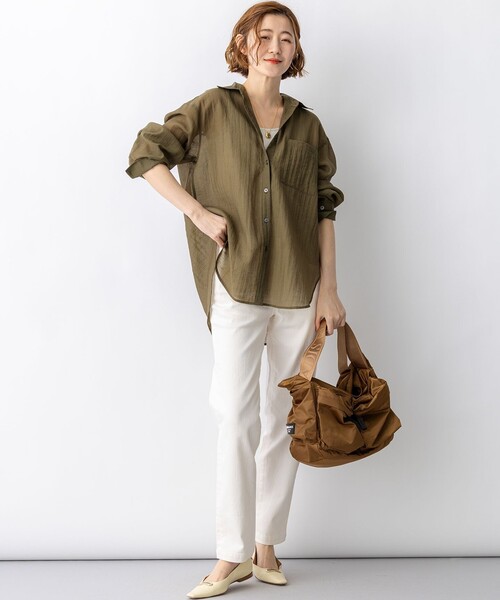 23区（ニジュウサンク）の「23区DENIM ストレートフィット デニムパンツ（デニムパンツ・レディース・ネイビー系/ホワイト系/ダルブルー系/スカイブルー系・40/38/36）」の11枚目の写真