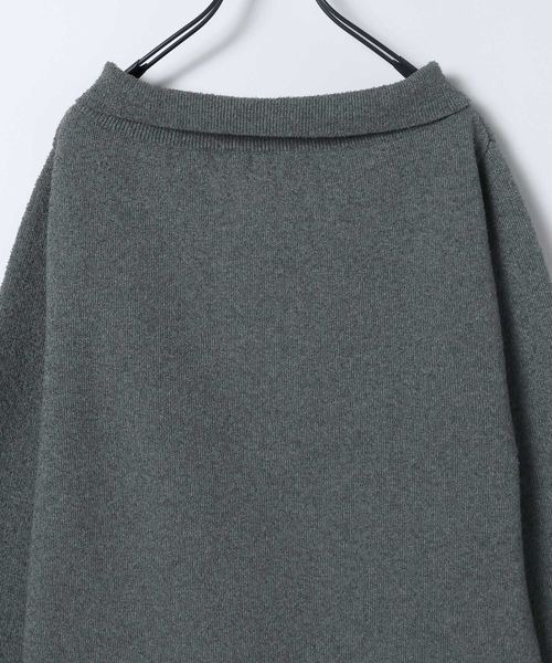 JEANASIS(ジーナシス)の「ミニブークレポロチュニック/650171(ニット/セーター・レディース・グレー/ネイビー/オフホワイト・FREE)」の10枚目の写真