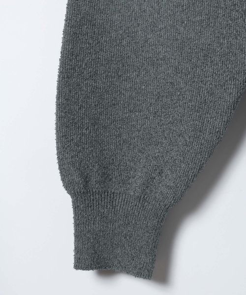 JEANASIS(ジーナシス)の「ミニブークレポロチュニック/650171(ニット/セーター・レディース・グレー/ネイビー/オフホワイト・FREE)」の8枚目の写真