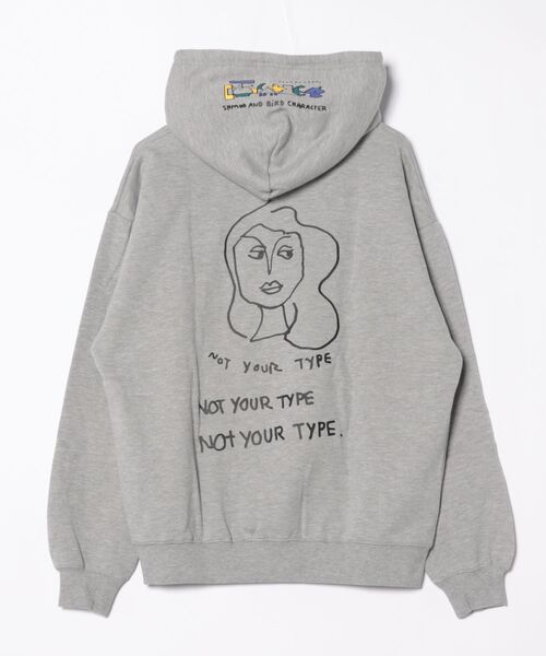 Port(ポート)の「【 Mark Gonzales / マークゴンザレス 】 BIG LOGO ゴンバト スウェット パーカー(パーカー・メンズ・ブラック/杢グレー/ホワイト・M/L/XL)」の6枚目の写真