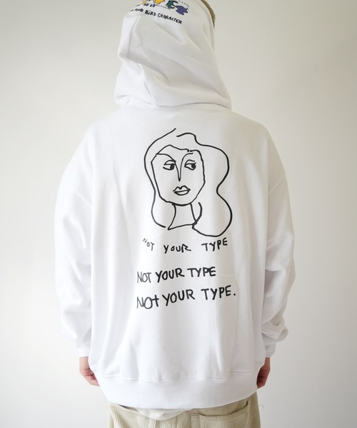 Port(ポート)の「【 Mark Gonzales / マークゴンザレス 】 BIG LOGO ゴンバト スウェット パーカー(パーカー・メンズ・ブラック/杢グレー/ホワイト・M/L/XL)」の2枚目の写真
