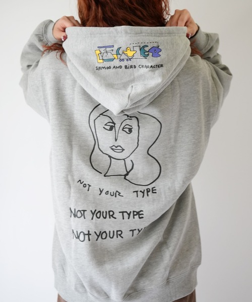 Port(ポート)の「【 Mark Gonzales / マークゴンザレス 】 BIG LOGO ゴンバト スウェット パーカー(パーカー・メンズ・ブラック/杢グレー/ホワイト・M/L/XL)」の8枚目の写真