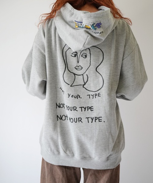 Port(ポート)の「【 Mark Gonzales / マークゴンザレス 】 BIG LOGO ゴンバト スウェット パーカー(パーカー・メンズ・ブラック/杢グレー/ホワイト・M/L/XL)」の19枚目の写真