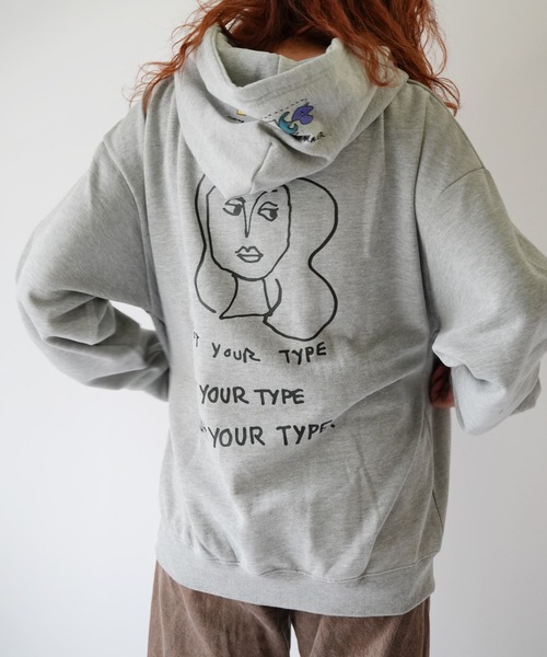 Port(ポート)の「【 Mark Gonzales / マークゴンザレス 】 BIG LOGO ゴンバト スウェット パーカー(パーカー・メンズ・ブラック/杢グレー/ホワイト・M/L/XL)」の20枚目の写真